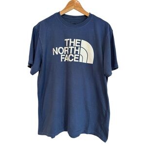 The North Face Men’s Large Blue Core Half Dome Short-Sleeve T-Shirt Graphic Top